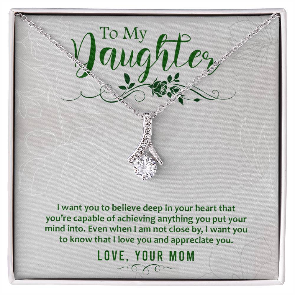 Alluring Beauty Necklace - For Daughter From Mom