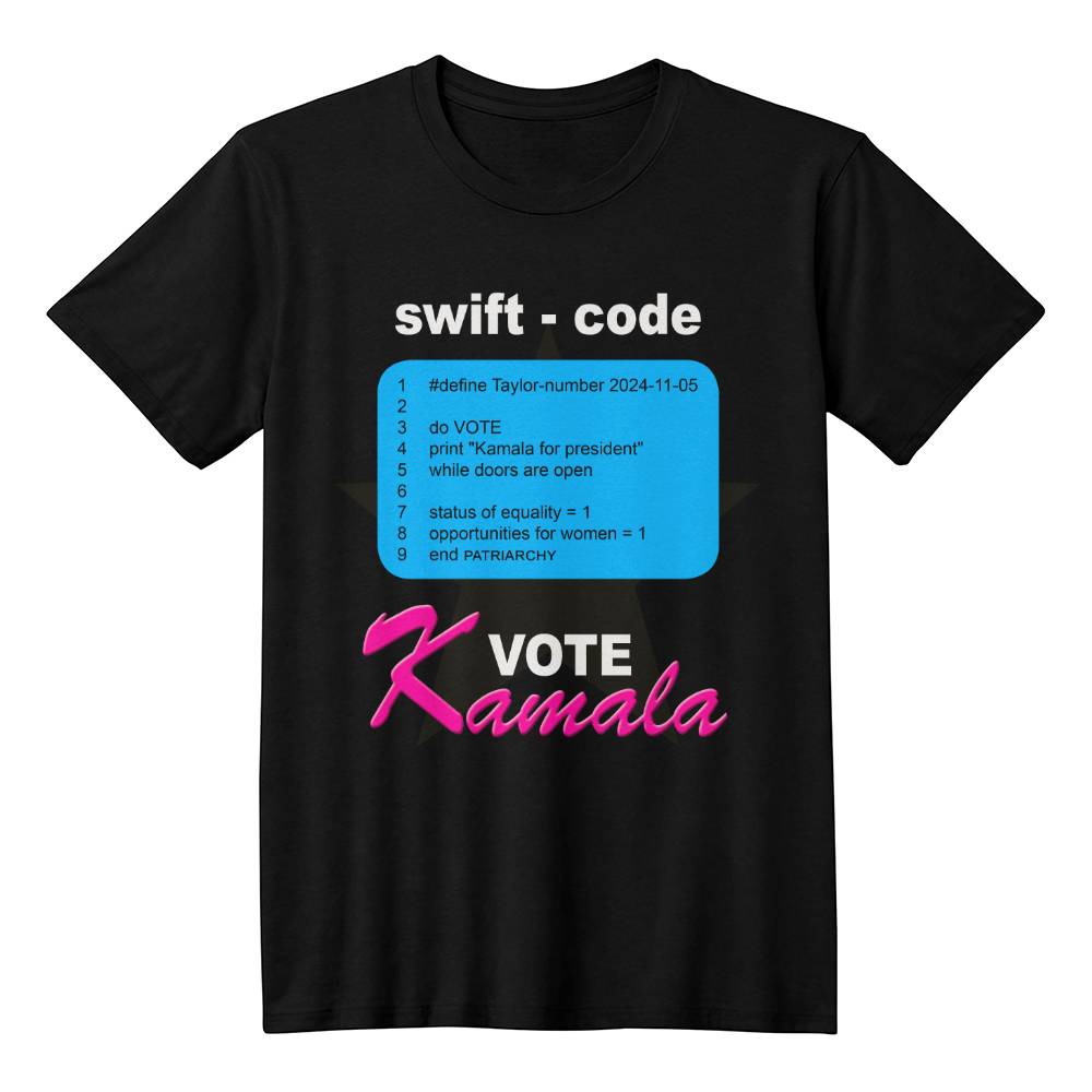 Vote for Kamala Harris, follow Taylor Swift, Vote for women's equality